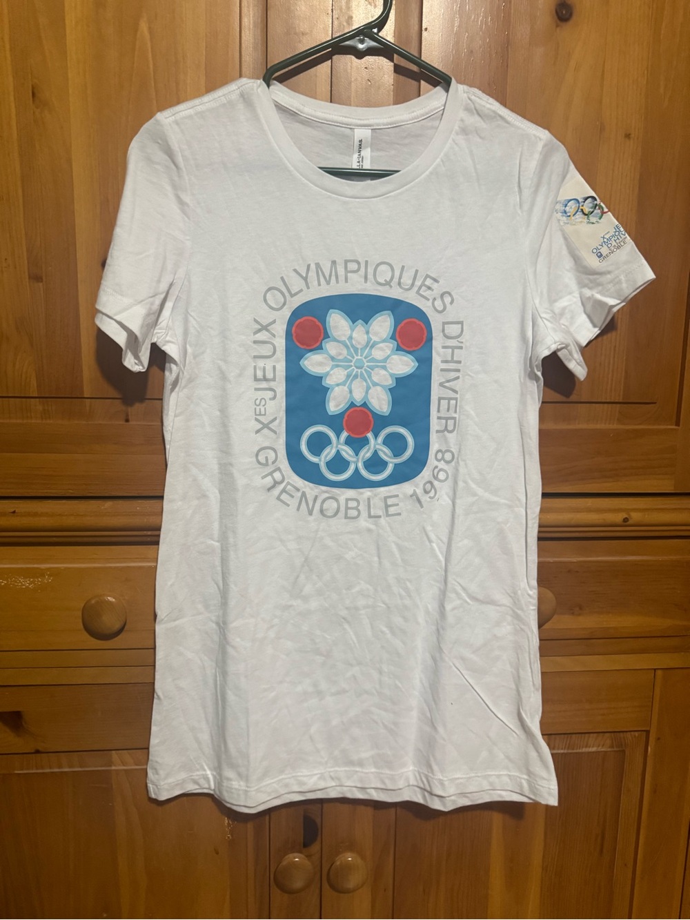 Women’s XL White Grenoble 1968 Olympic Graphic Tee